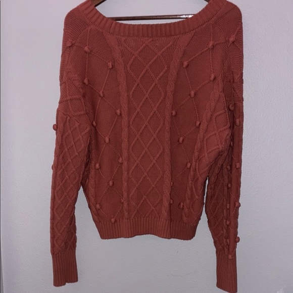 Forever 21 Rust Cropped Cardigan Sweater - Picture 4 of 4